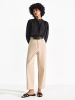 Pants Barrel Fit Wide Straw