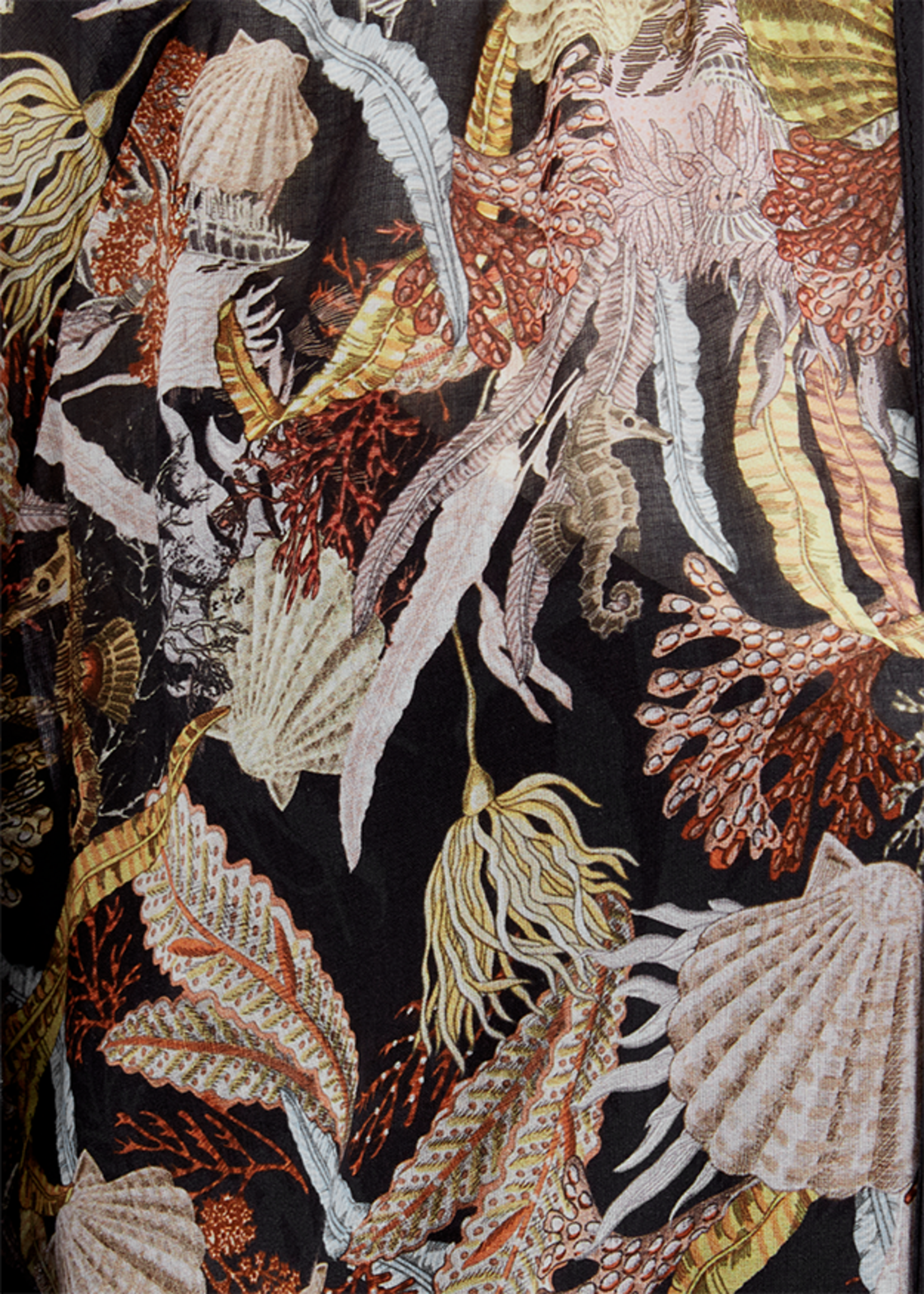 Dress With Underwater Print