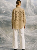 Crochet Oversized T-Shirt Sand