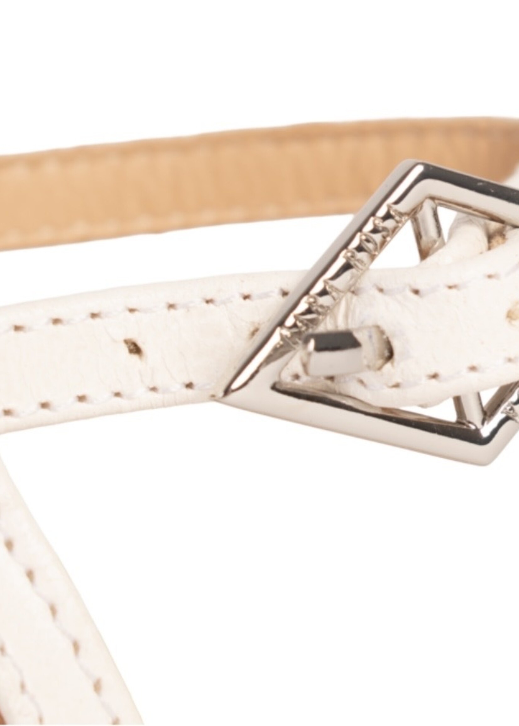 Lara Croco Cream Slingback