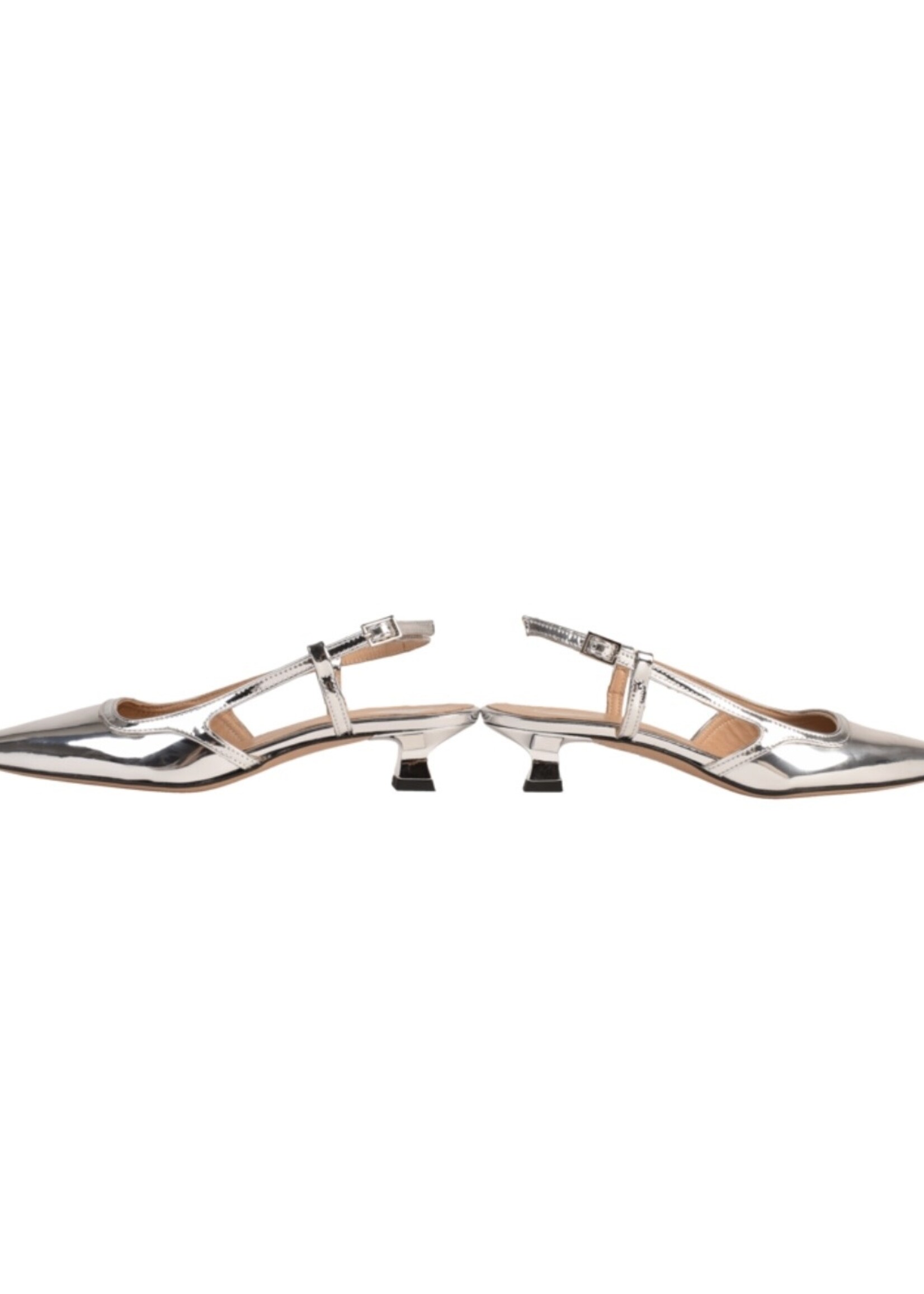 Katleen Mirror Silver Slingback