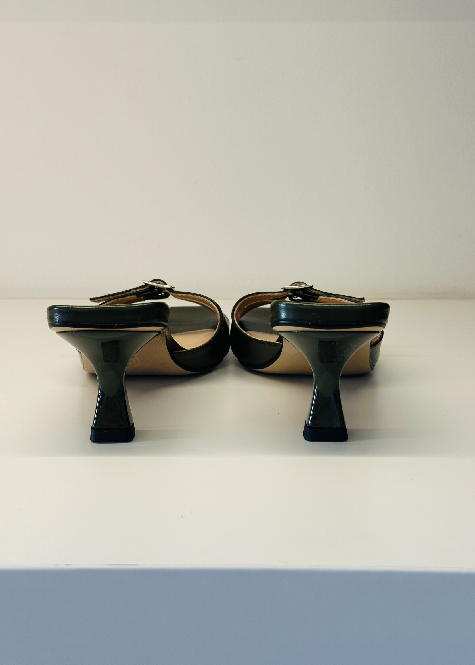 Giulia Nappa Khaki Slip-On