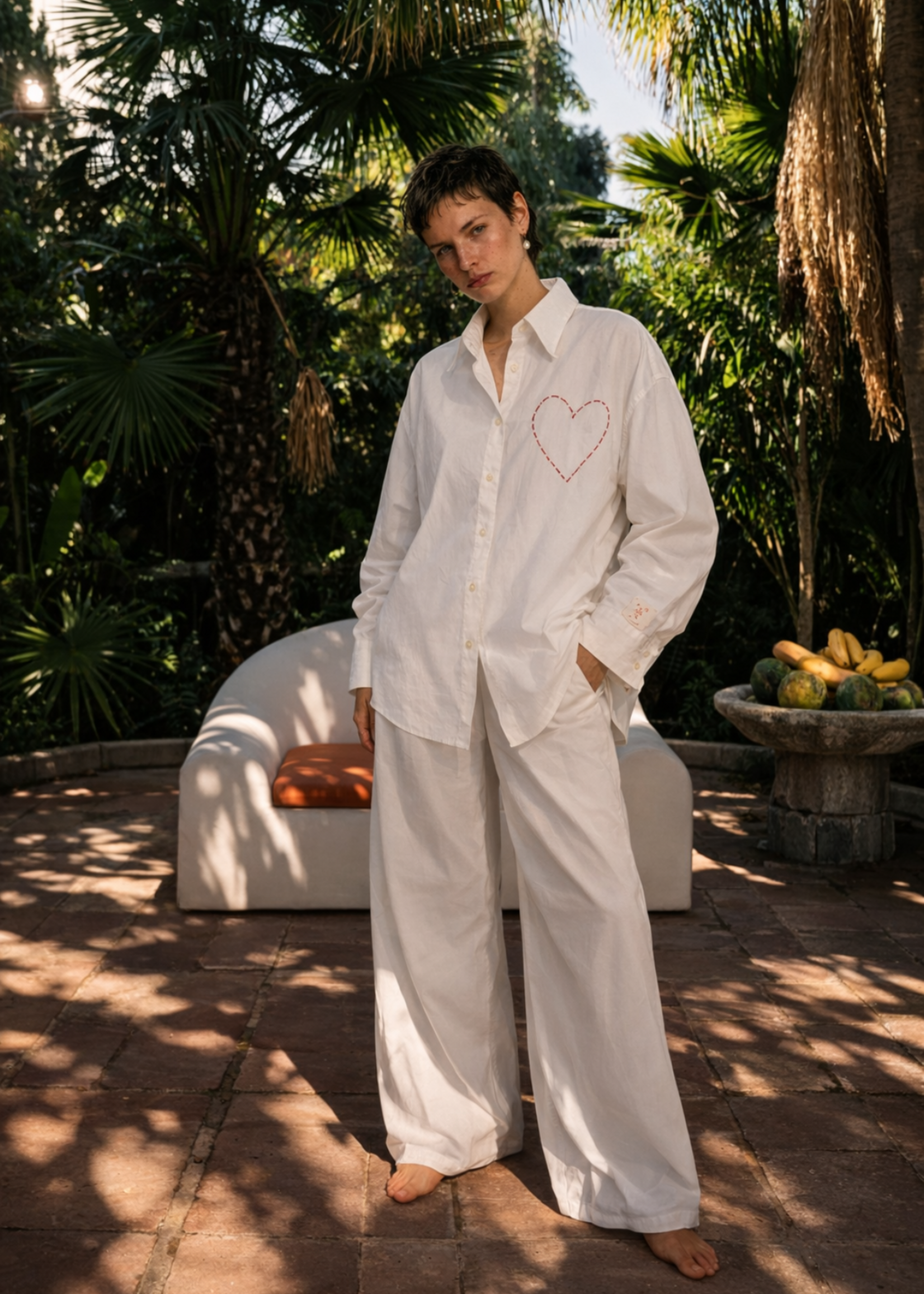 White Heart Shirt