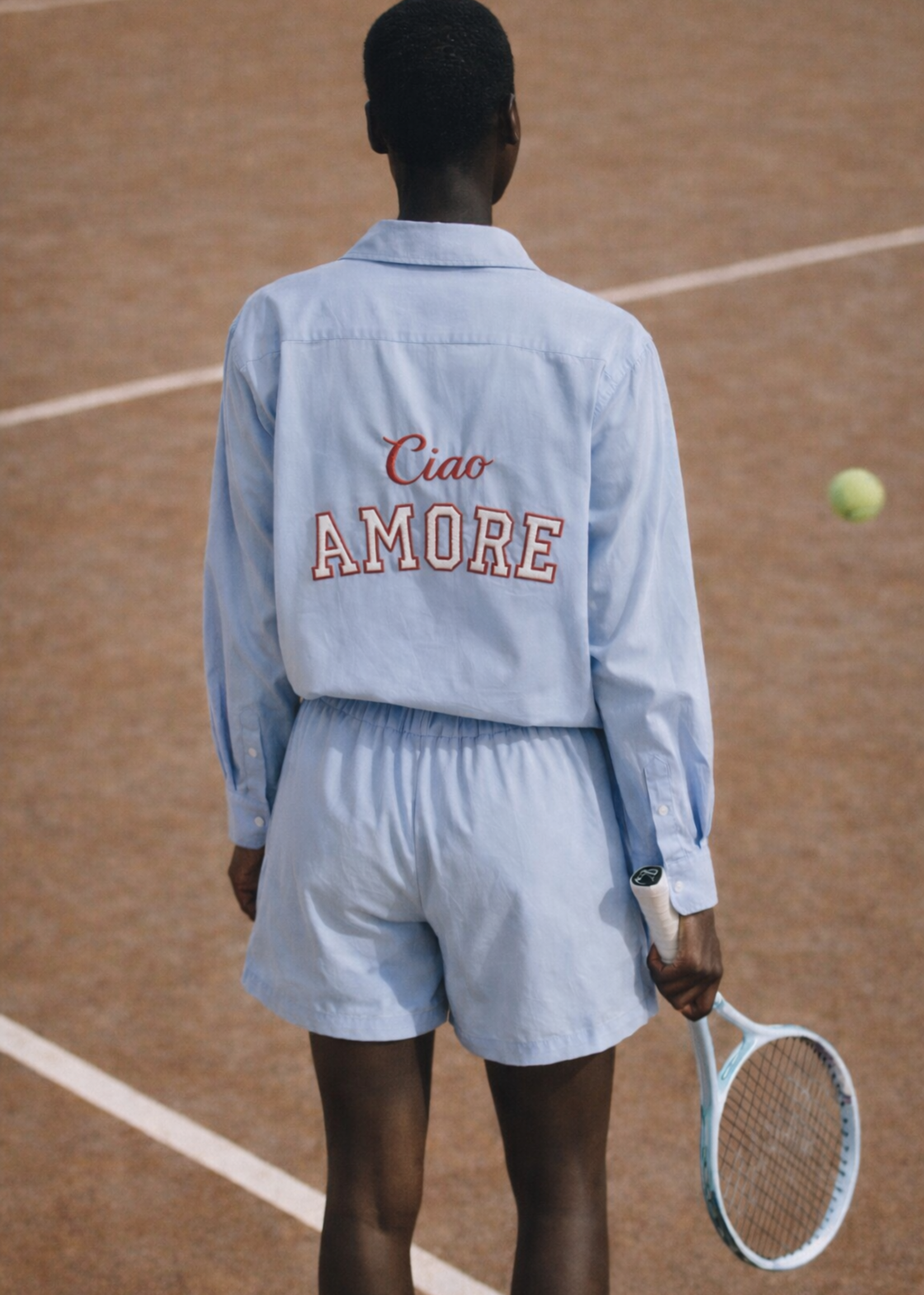 Lichtblauwe Ciao Amore Shirt