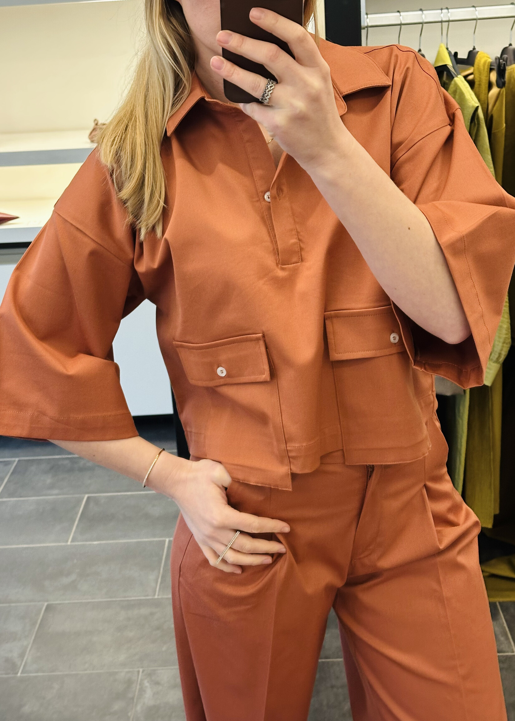 Nox Blouse Terracotta