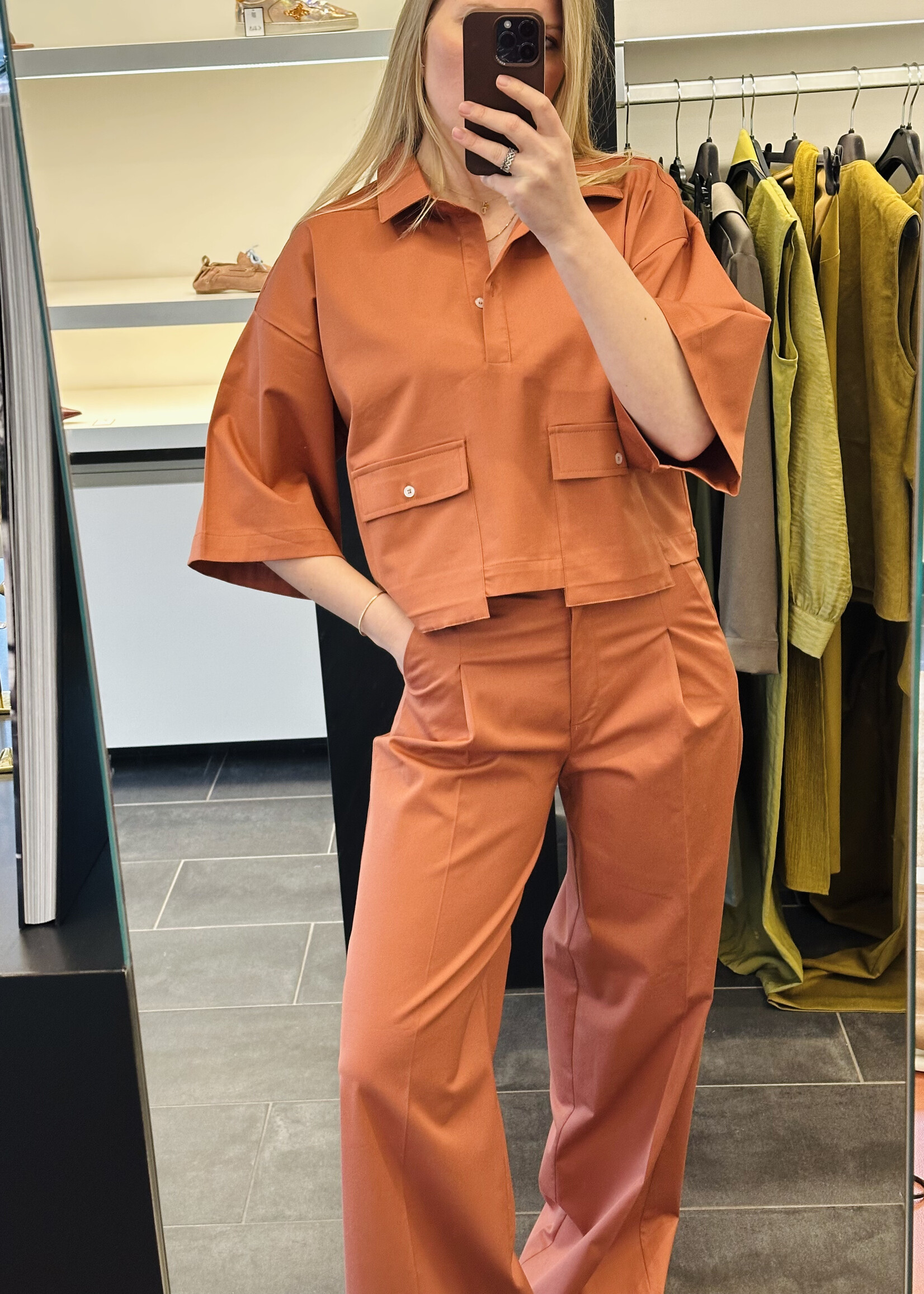 Nox Blouse Terracotta