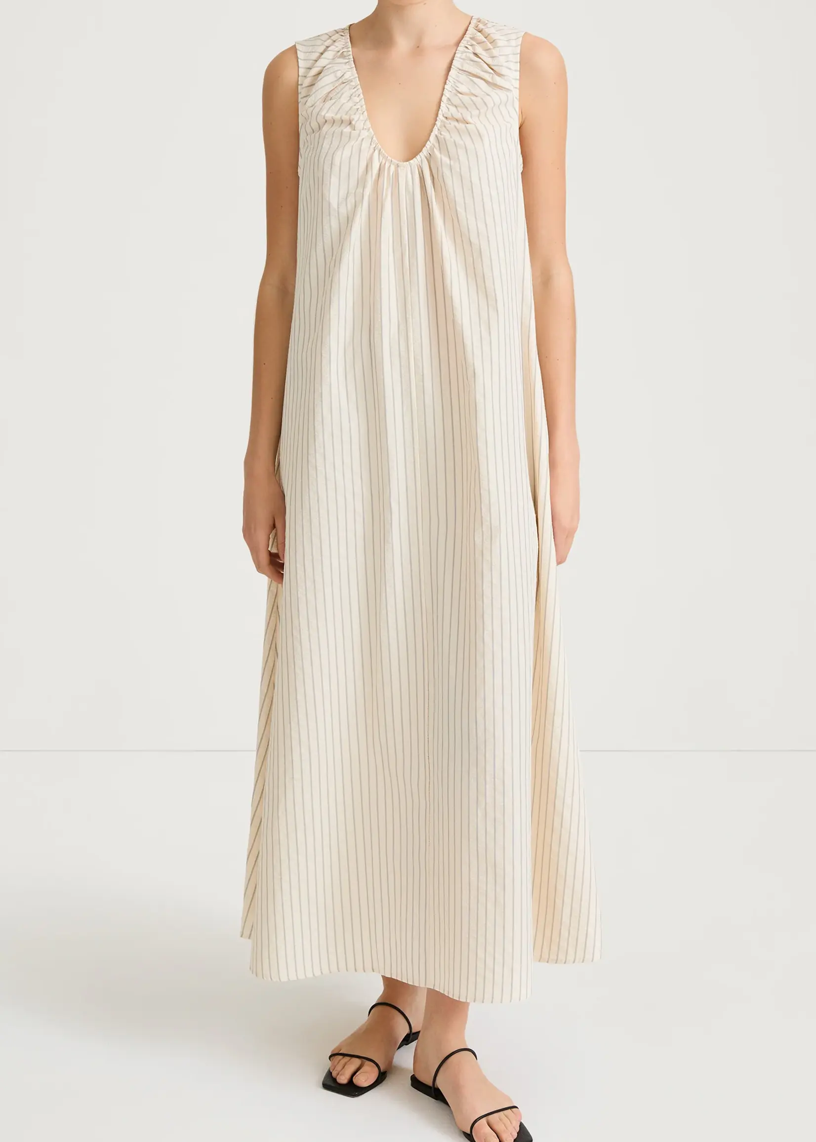 Jaisie Dress Cream Stripe