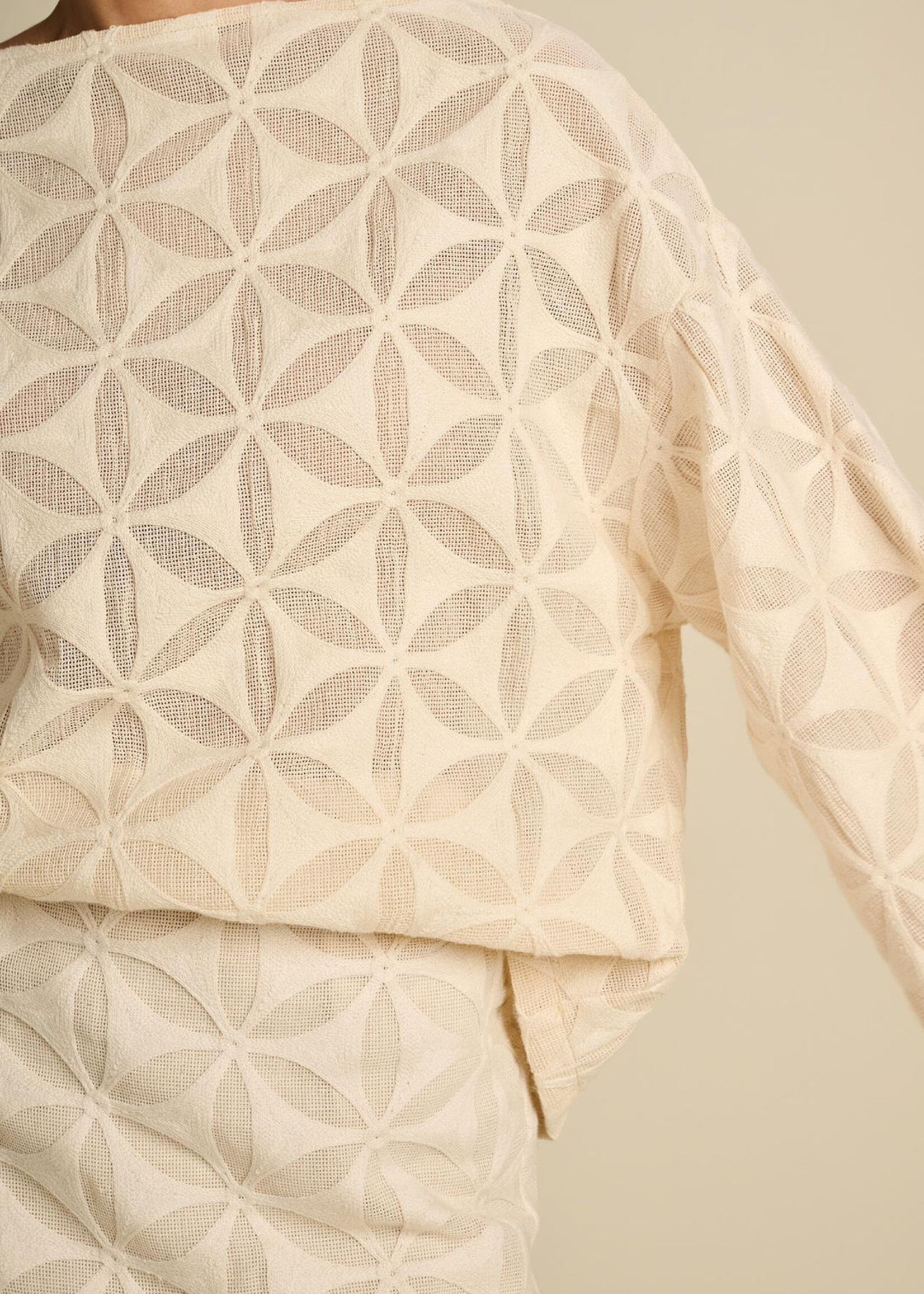 Jazzy Blouse Echo Lace Ivory