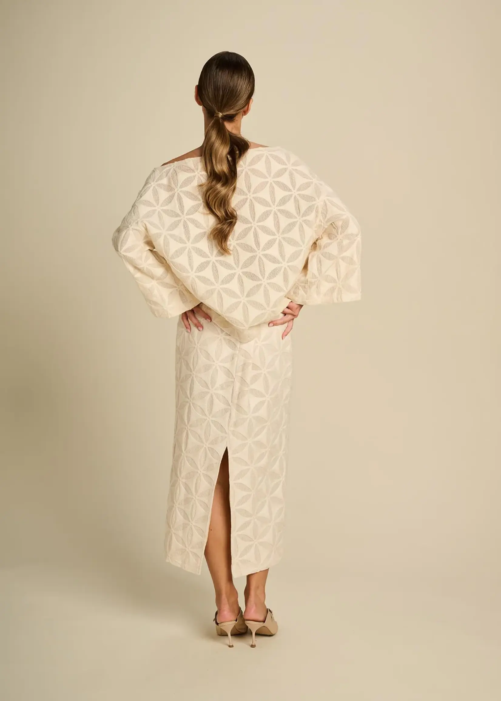 Jazzy Blouse Echo Lace Ivory
