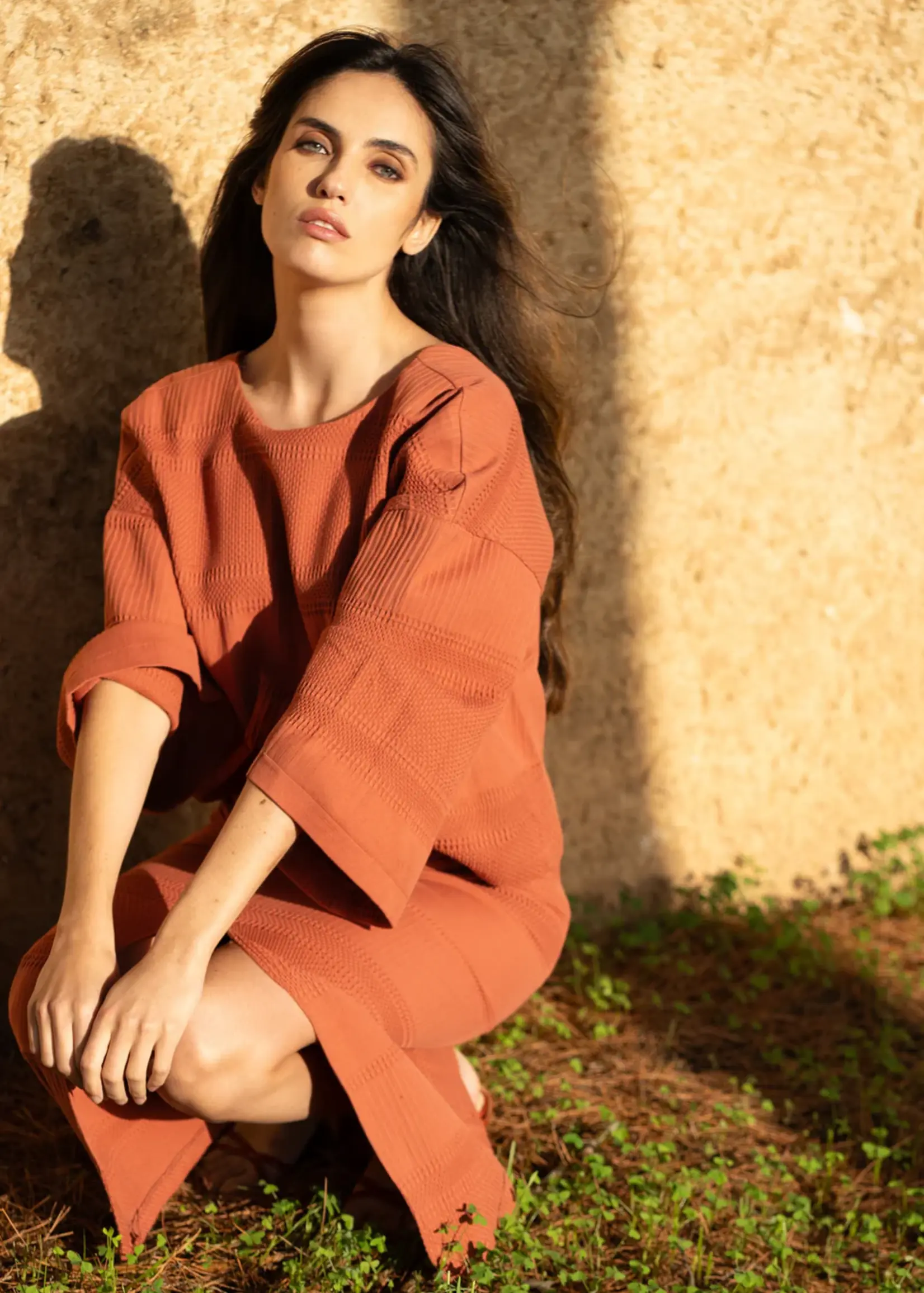 Blouse Rule N°83 Blouse Nomad Stripes Cinnamon