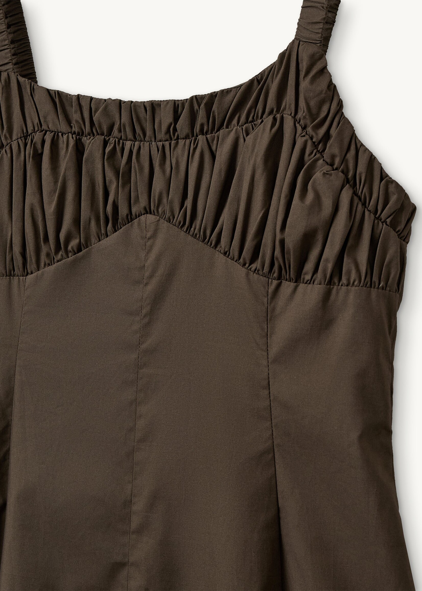 Claire Shoulder Gown Olive