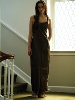 Designers Remix Claire Shoulder Gown Olive