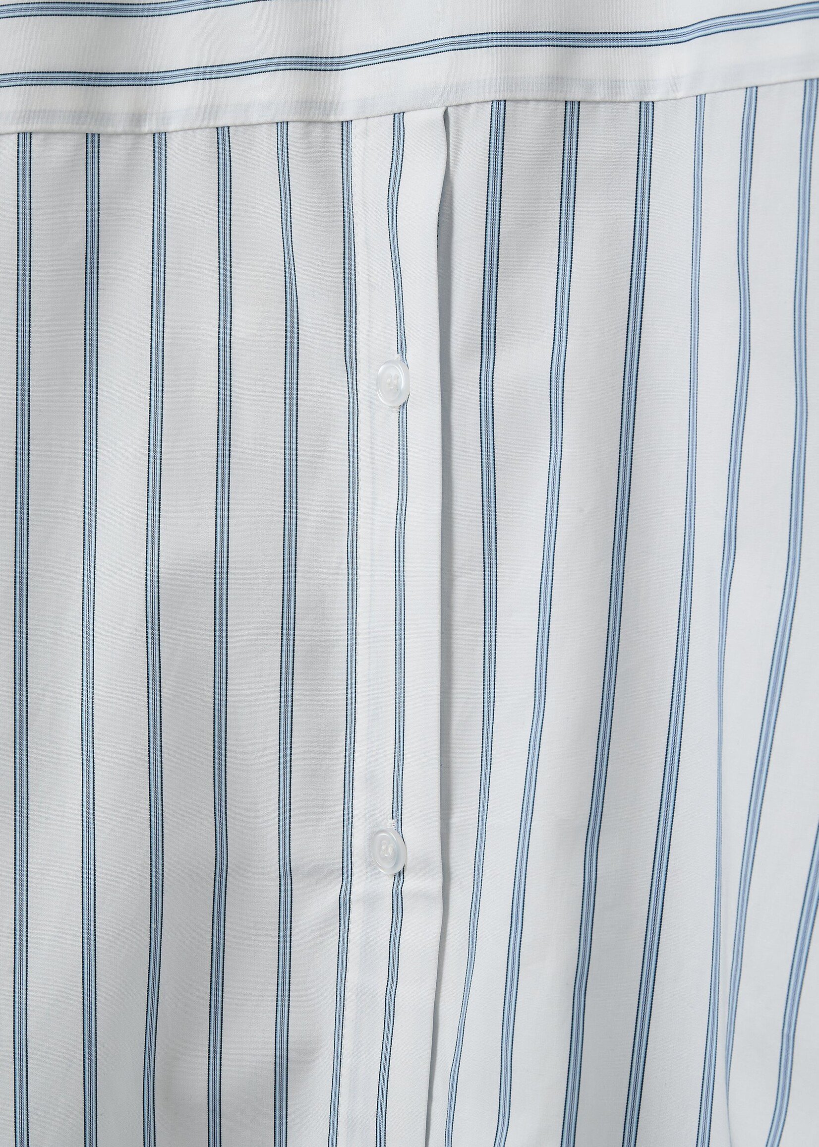 Designers Remix Mattia Oversized Shirt White Blue Stripe