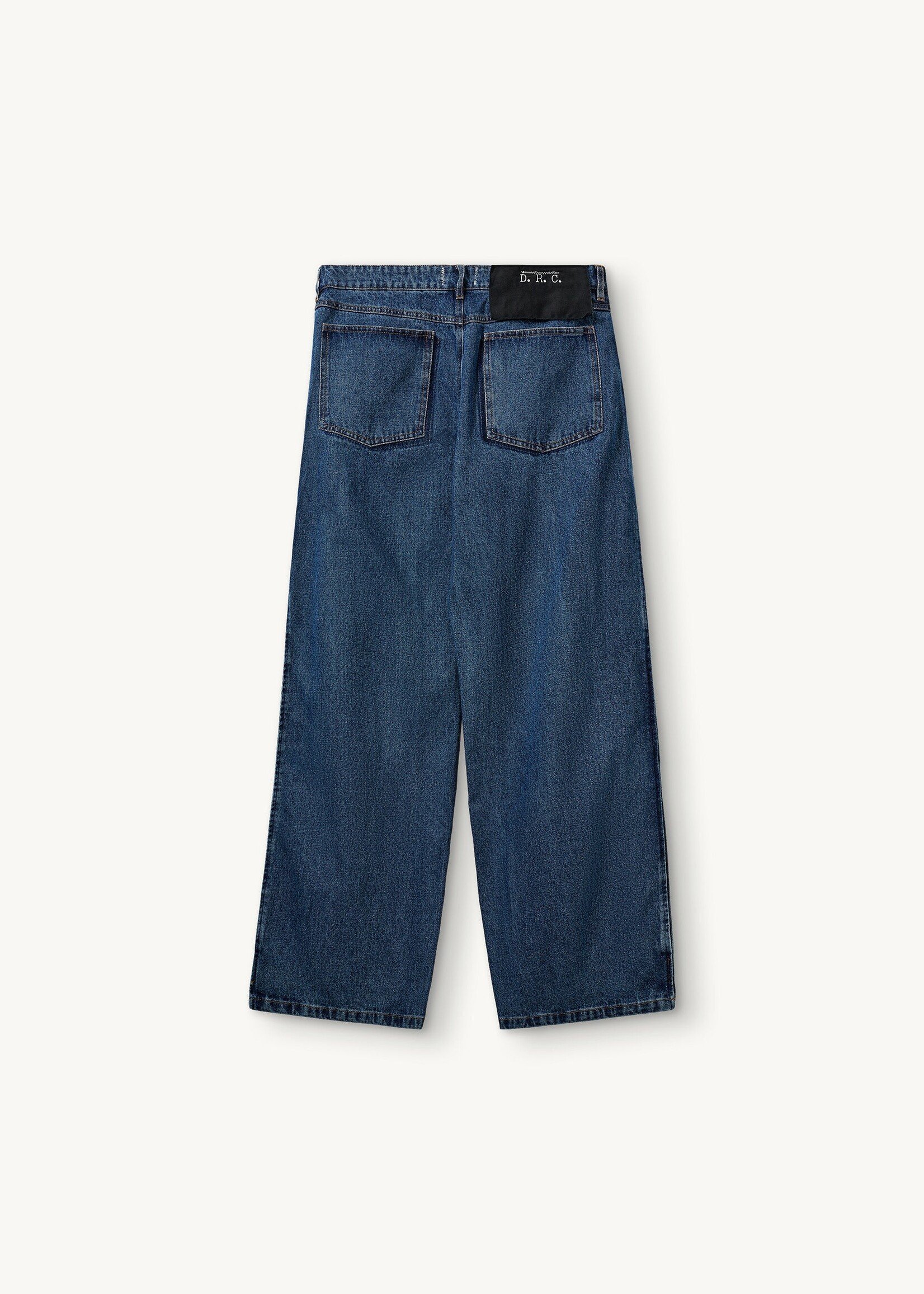 Designers Remix Miles Barrel Jeans Blue Washed Denim