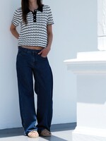 Designers Remix Miles Barrel Jeans Blue Washed Denim