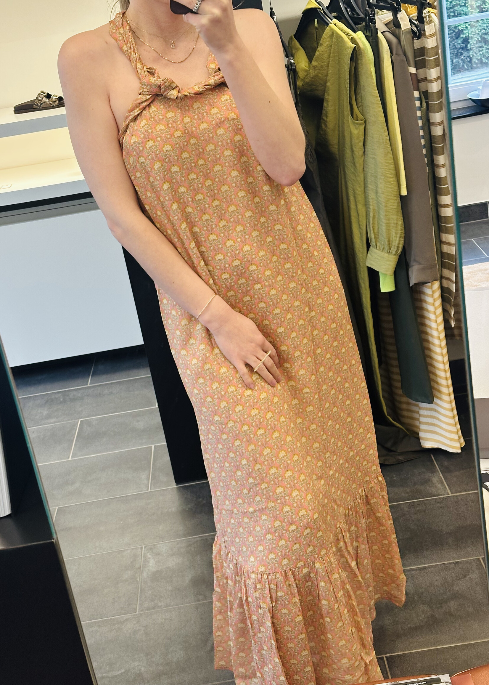 Knidos Dress Peacock