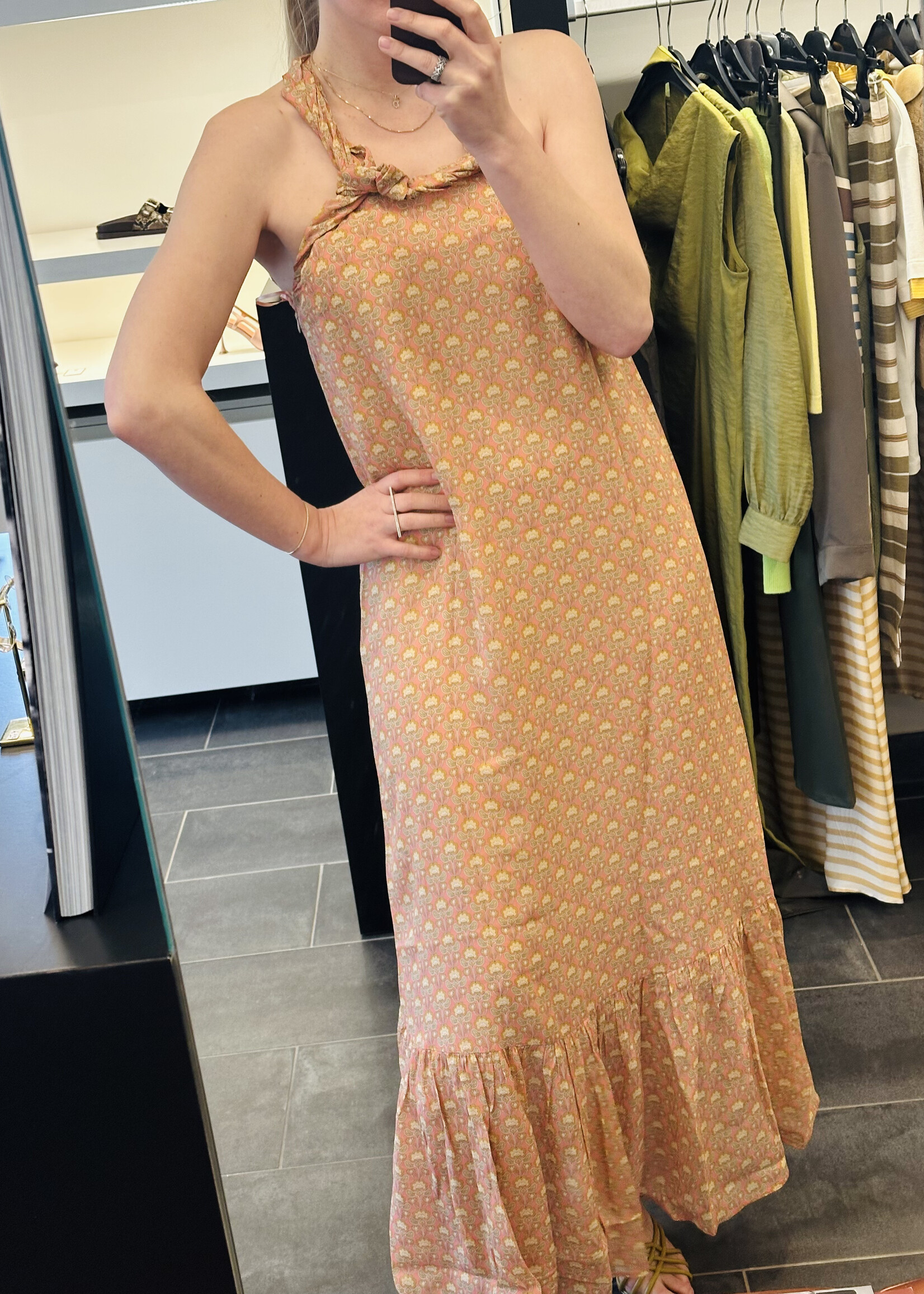 Knidos Dress Peacock