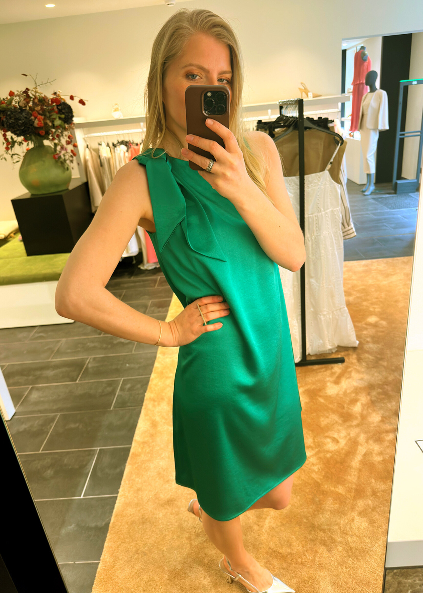 Mini Dress With Bow Detail Exotic