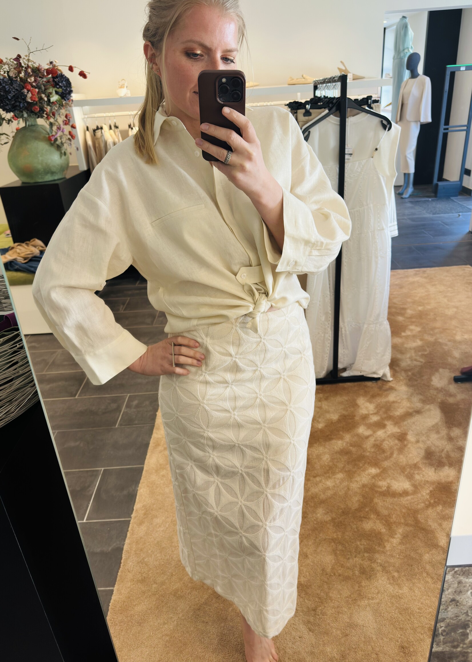 Aura Blouse Ivory