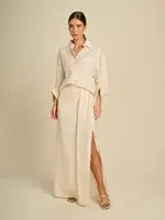 Limit Skirt Linen Ivory