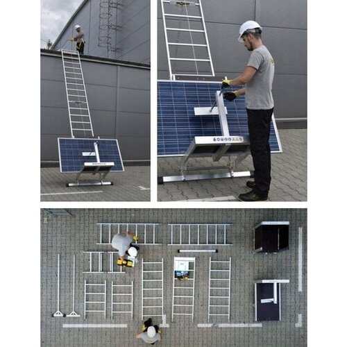 Ladderlift voor zonnepanelen