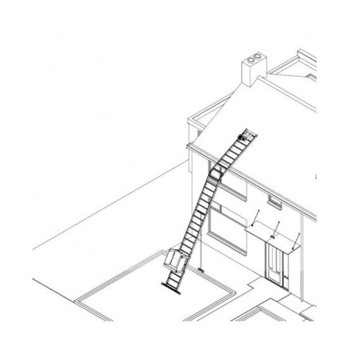 Ladderlift voor zonnepanelen