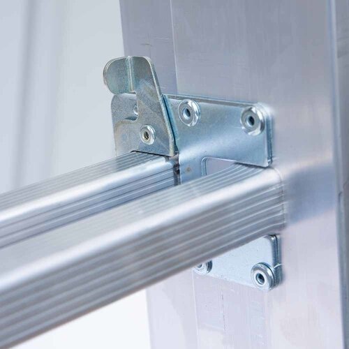 Eurostairs home reformladder driedelig recht 3x12 sporten - Gebruikt