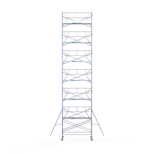 Euroscaffold Solar Rolsteiger 135x305x14,2m werkhoogte, inclusief Solar lift, Safeguard dakrandbeveiliging