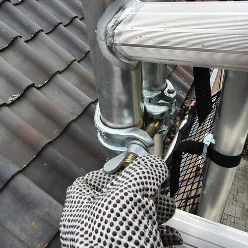 Euroscaffold Solar Rolsteiger 135x250x14,2m werkhoogte, inclusief Solar lift, Safeguard dakrandbeveiliging