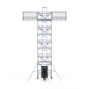 Solar Rolsteiger 135x250x10,2m werkhoogte, inclusief Solar lift, Safeguard dakrandbeveiliging