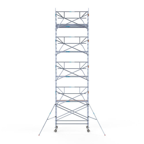 Euroscaffold Solar Rolsteiger 135x250x10,2m werkhoogte, inclusief Solar lift, Safeguard dakrandbeveiliging