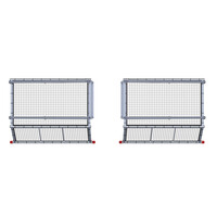 Euroscaffold Solar Rolsteiger 135x250x8,2m werkhoogte, inclusief solar lift, safeguard dakrandbeveiliging