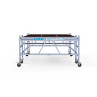 Euroscaffold Stukadoors werkplatform laag 190x340 3m werkhoogte Euroscaffold Stukadoors werkplatform laag 190x340 3m werkhoogte