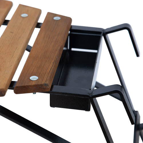 Panthera Ladder muurafhouder Zwart (sport 40 mm)