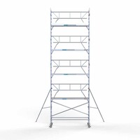 Euroscaffold Rolsteiger Professional carbondeck 90 x 305 x 10,2m werkhoogte + enkelzijdige voorloopleuningen