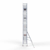 Euroscaffold Rolsteiger Professional carbondeck 90 x 305 x 10,2m werkhoogte + enkelzijdige voorloopleuningen