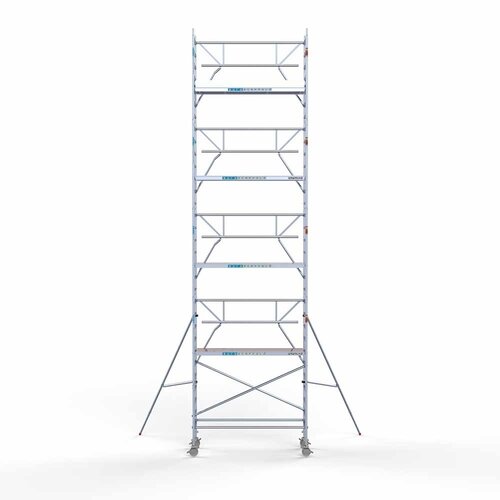 Euroscaffold Rolsteiger Professional 90 x 250 x 10,2m werkhoogte + enkelzijdige voorloopleuningen