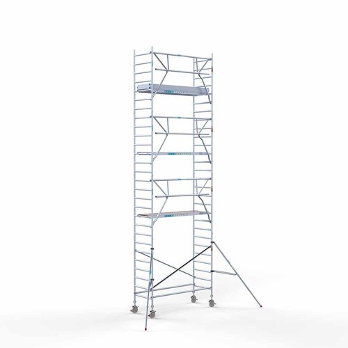 Euroscaffold Rolsteiger Professional 90 x 250 x 9,2m werkhoogte + enkelzijdige voorloopleuningen