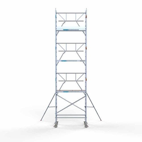 Euroscaffold Rolsteiger Professional 90 x 190 x 8,2m werkhoogte + enkelzijdige voorloopleuningen