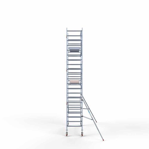 Euroscaffold Rolsteiger Professional carbon 90 x 305 x 7,2m werkhoogte + enkelzijdige voorloopleuningen