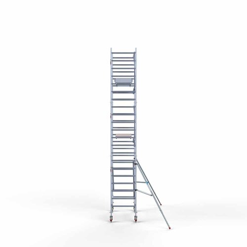 Euroscaffold Rolsteiger Professional carbondeck 90 x 190 x 7,2m werkhoogte + enkelzijdige voorloopleuningen