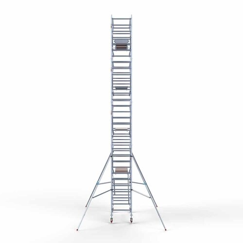 Euroscaffold Rolsteiger Professional 90 x 250 x 10,2m werkhoogte + dubbelzijdige voorloopleuningen