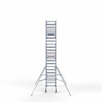 Euroscaffold Rolsteiger Professional carbondeck 90 x 250 x 7,2m werkhoogte + dubbelzijdige voorloopleuningen