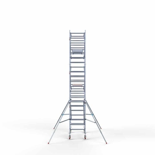 Euroscaffold Rolsteiger Professional 90 x 190 x 7,2m werkhoogte + dubbelzijdige voorloopleuningen