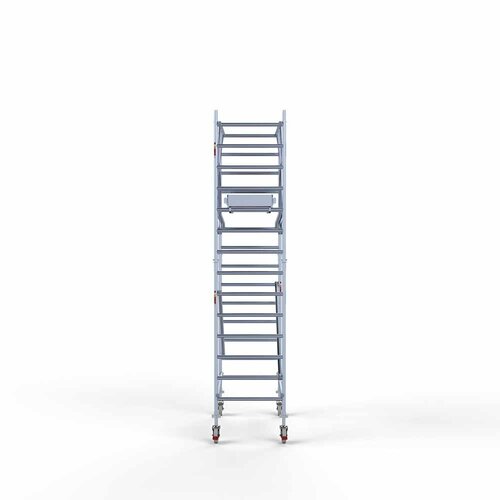 Euroscaffold Rolsteiger Professional 90 x 190 x 5,2m werkhoogte + dubbelzijdige voorloopleuningen