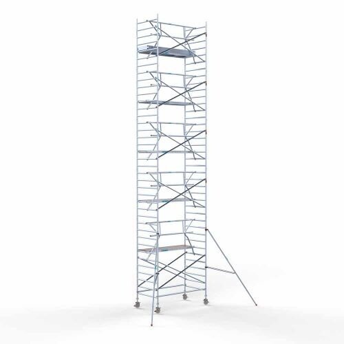 Euroscaffold Steigeraanhanger 305 + Rolsteiger Voorloopleuning Enkel 135 x 305 x 12,2 meter