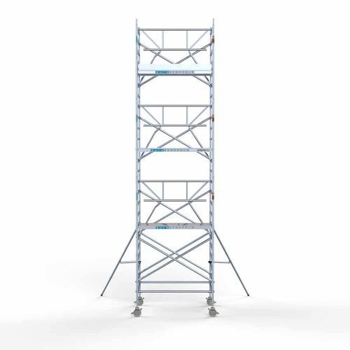 Euroscaffold Steigeraanhanger 305 + Rolsteiger Voorloopleuning Enkel 135 x 305 x 8,2 meter