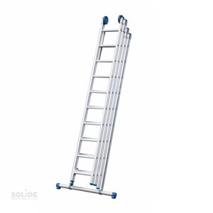 Solide 4-delige ladder 4 x 9