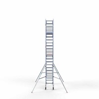 Euroscaffold Rolsteiger Professional 75 x 250 x 7,2m incl. lichtgewicht platform + dubbele voorloopleuning