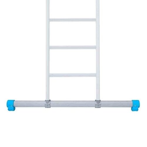Eurostairs Eurostairs ladder dubbel recht 2x12 sporten + gevelrollen